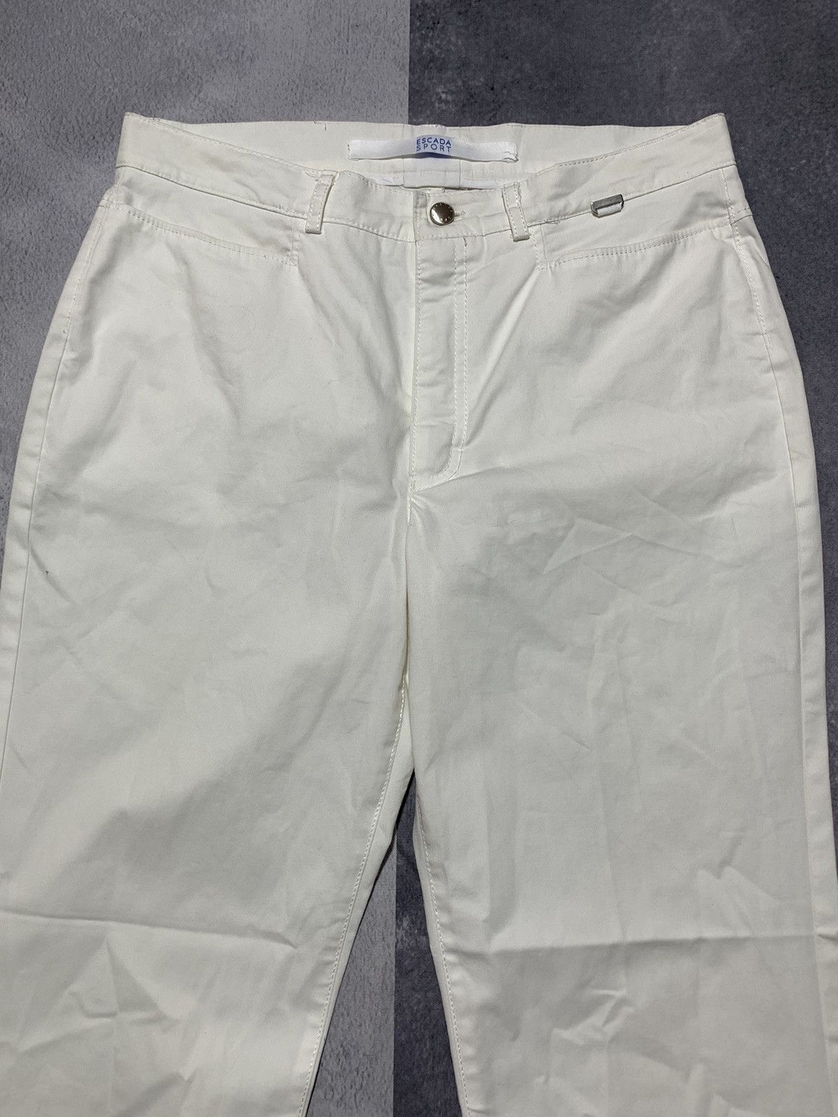 Vintage Vintage Y2K wmns Escada straight fit pants size 30 Size 30" / US 8 / IT 44 - 2 Thumbnail