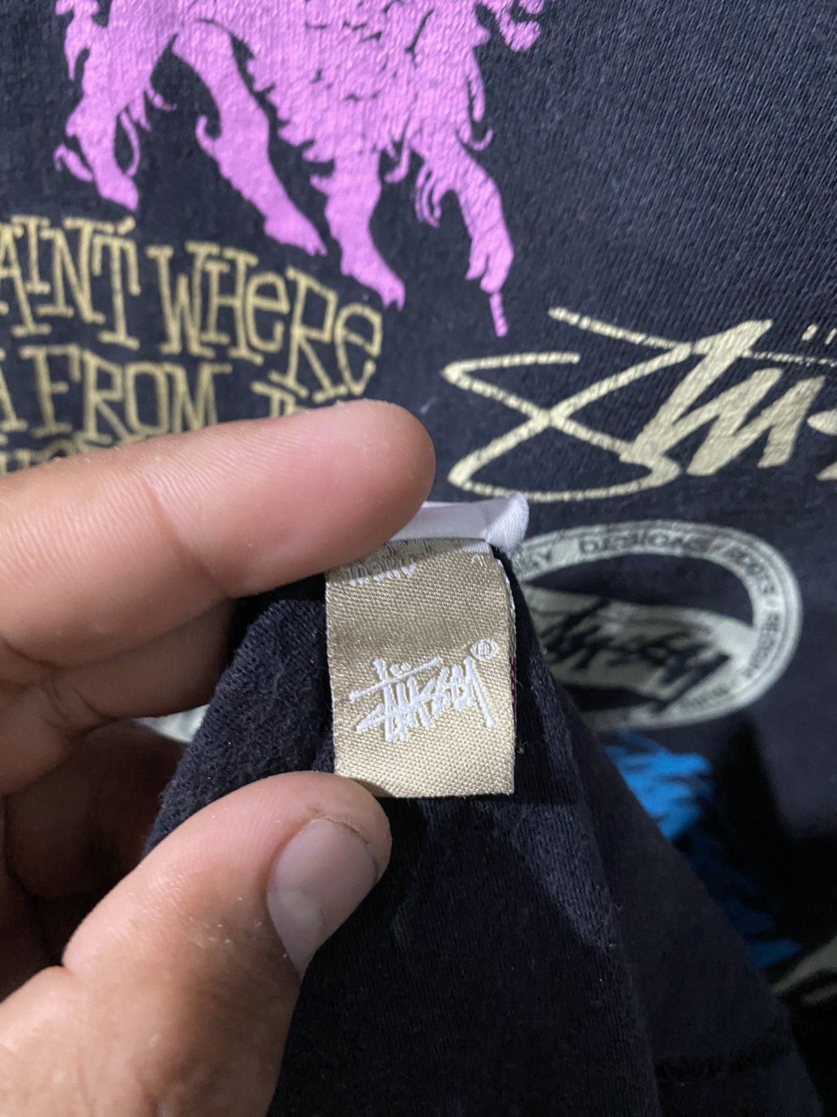 Stussy × Vintage Vintage Stussy Tshirt Size US L / EU 52-54 / 3 - 6 Thumbnail