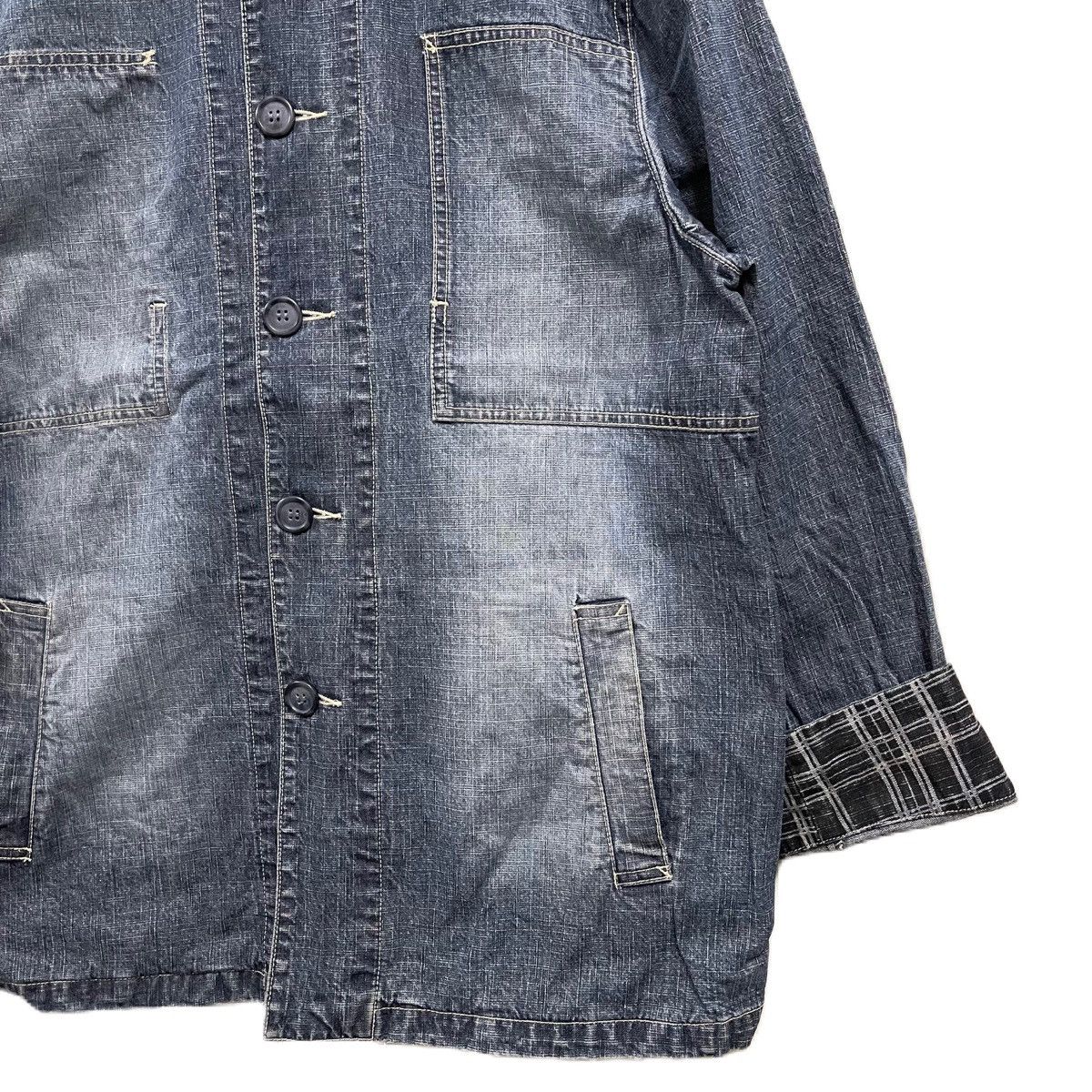 Japanese Brand Vintage ALLIX DESIGN denim jacket Size US L / EU 52-54 / 3 - 5 Thumbnail