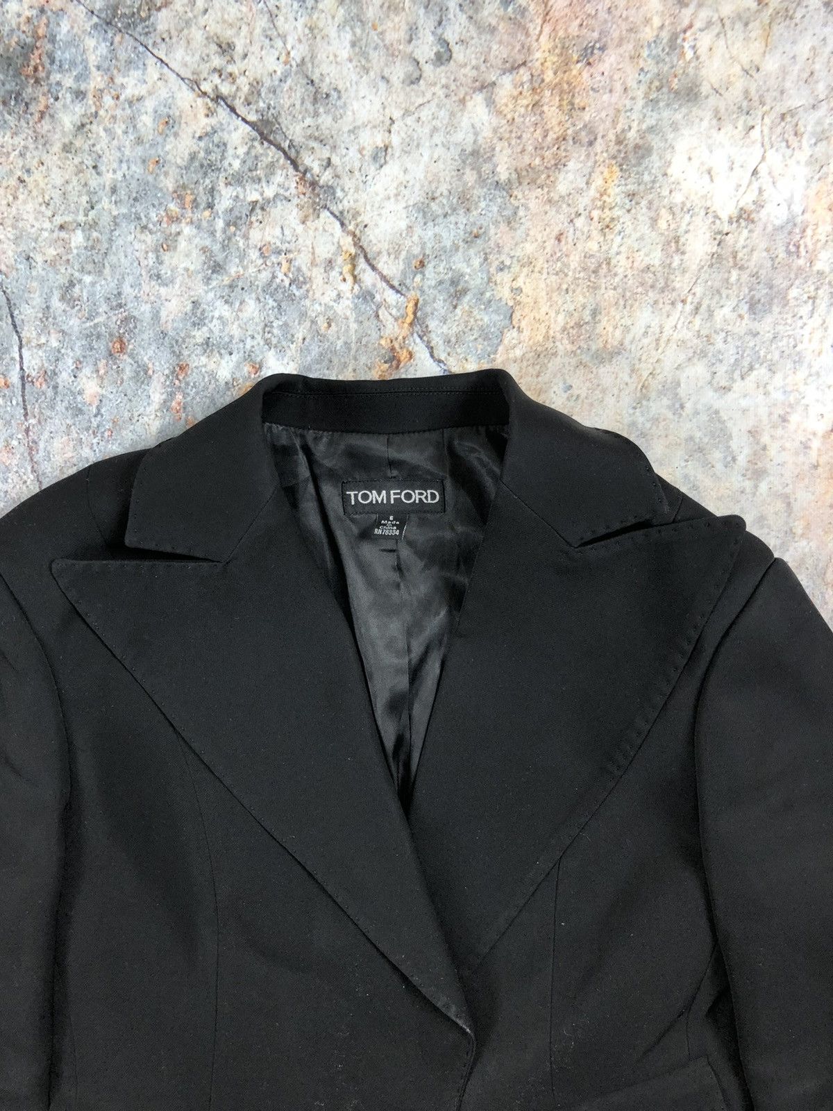 Tom Ford Tom ford black blazer jacket Size S / US 4 / IT 40 - 3 Thumbnail