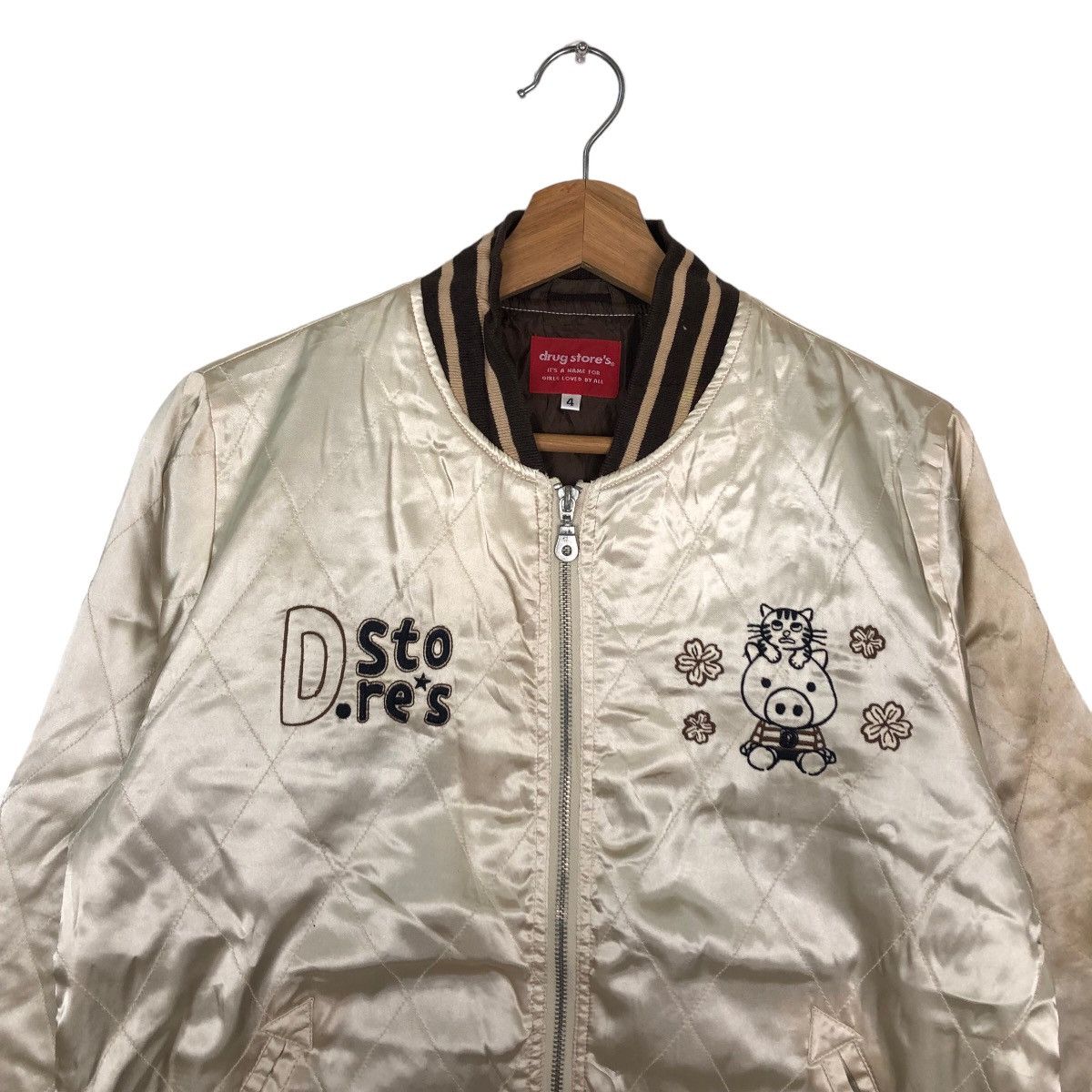 Hysteric Glamour VINTAGE SUKAJAN JACKET BIG LOGO DRUG STORE JAPAN Size US M / EU 48-50 / 2 - 2 Thumbnail