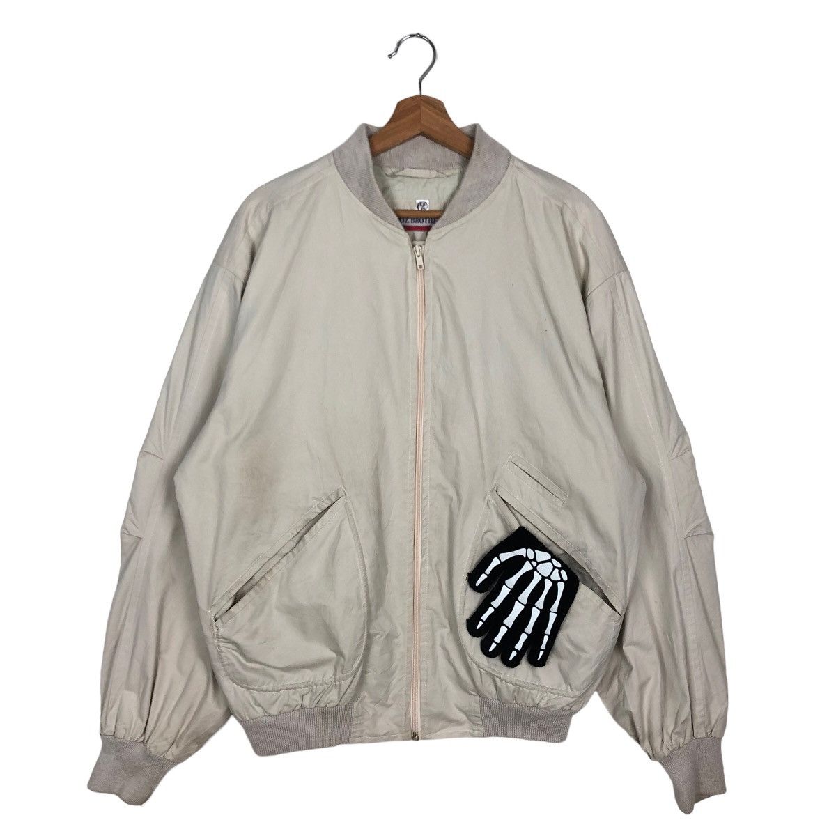 Japanese Brand VINTAGE BOMBER JACKET BROZ BROTHER’S FRANCE ISSEY MIYAKE Size US M / EU 48-50 / 2 - 1 Thumbnail