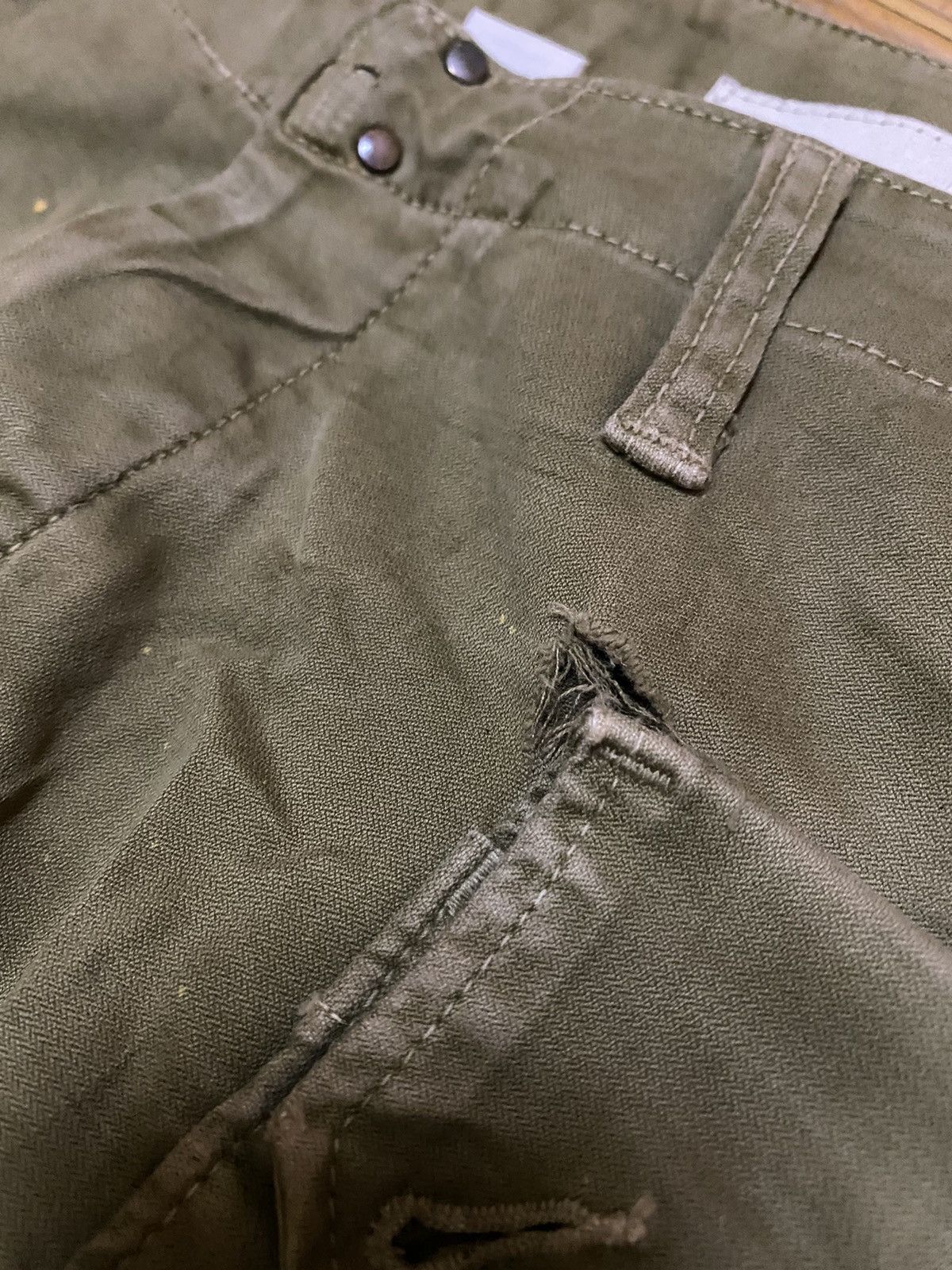 Japanese Brand 💥Japanese Military Quadro Cargo Pant Size US 32 / EU 48 - 6 Thumbnail