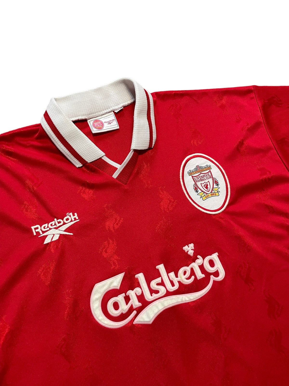 Reebok Liverpool FC 1996-1997 Reebok Soccer Jersey Size US XL / EU 56 / 4 - 2 Thumbnail