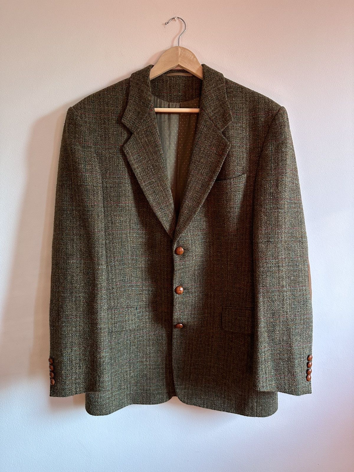 Harris Tweed blazer vintage jacket Pure new Wool