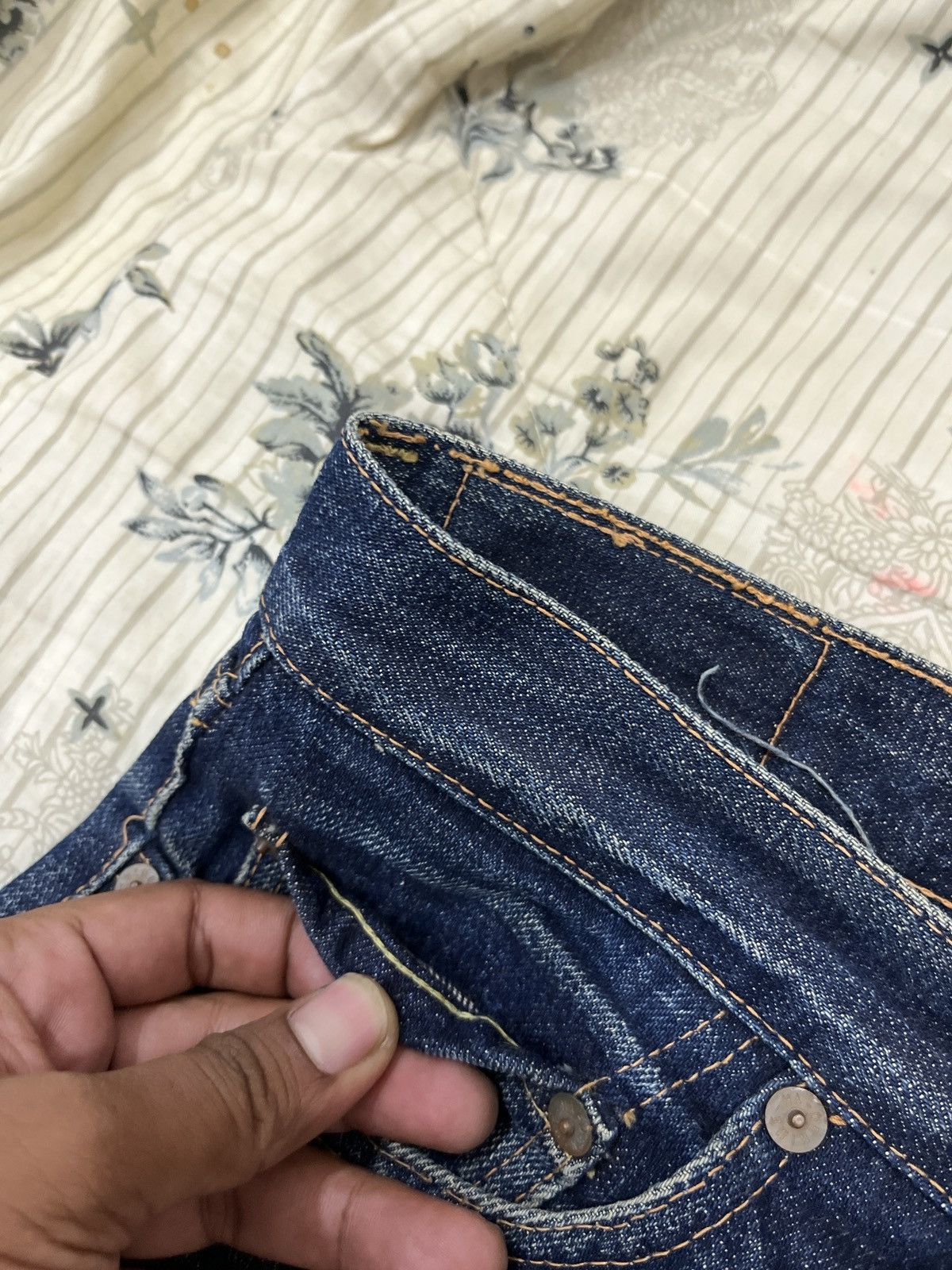 Denime (Qqqq). 🔥🔥🔥ARCHIVE RARE DENIME JAPAN FADED JEANS Size US 33 - 20 Thumbnail