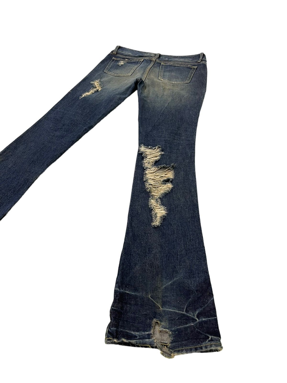 Flare Jeans Slim Platinum Japan Distress Low Rise 6🟦1