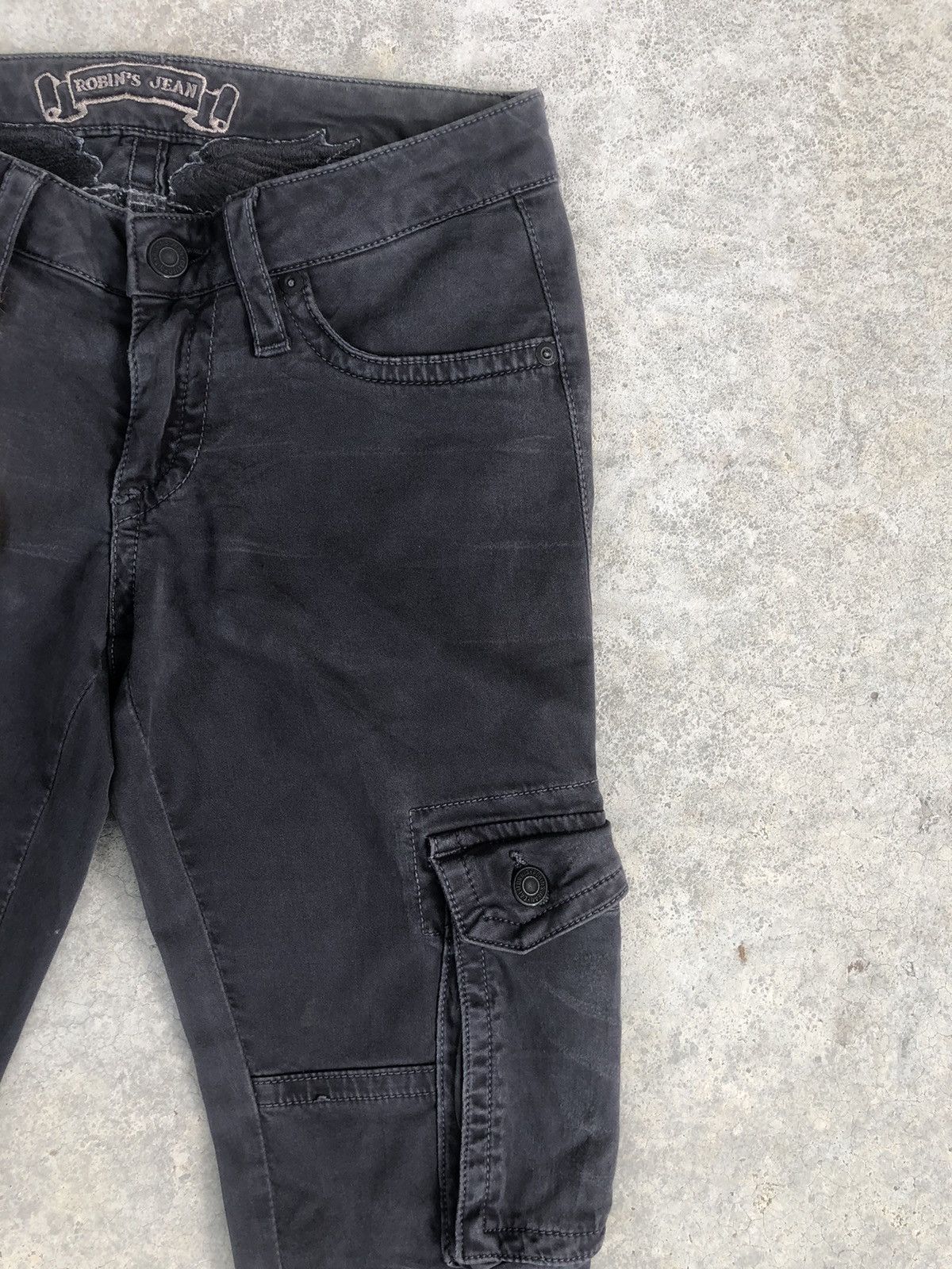 Robins Jeans Robin’s Cargo Pants Multipocket Chrome Heart Size US 27 - 5 Thumbnail