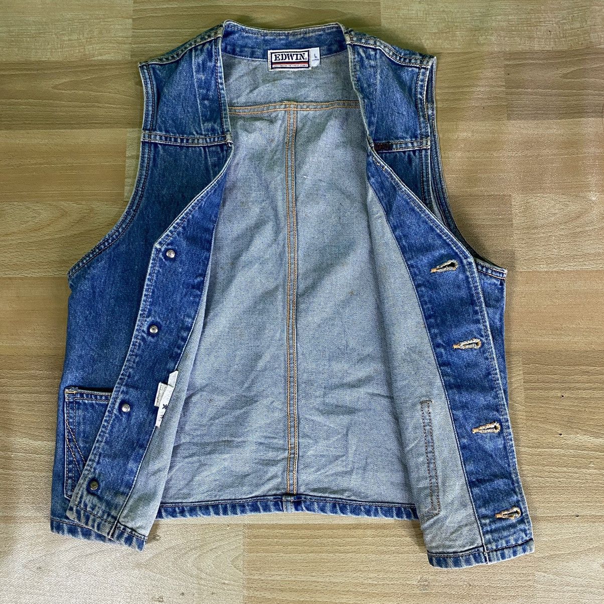 Edwin × Vintage Vintage Edwin Denim Vest Size US S / EU 44-46 / 1 - 5 Thumbnail