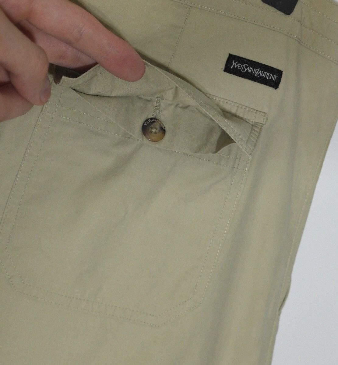Yves Saint Laurent Yves Saint Laurent YSL Mens Trousers Sz L Beige Size US 34 / EU 50 - 8 Thumbnail