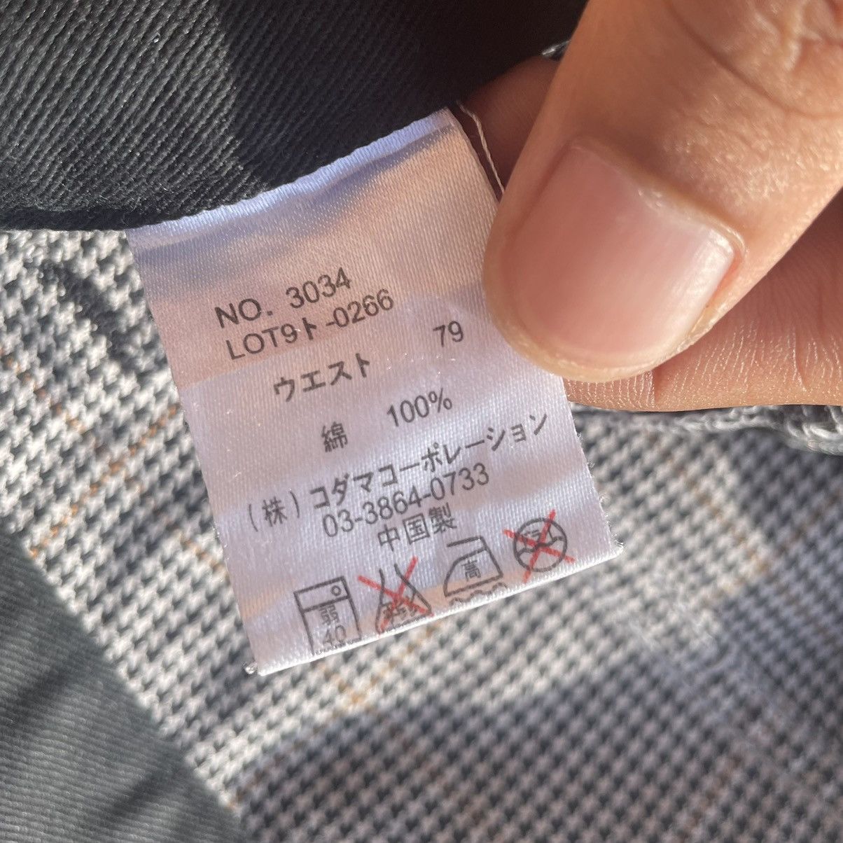 If Six Was Nine × Japanese Brand × Le Grande Bleu (L.G.B.) 🇯🇵 ROOT THREE SPIRAL CUT CHECKERED PANTS Size US 32 / EU 48 - 11 Thumbnail