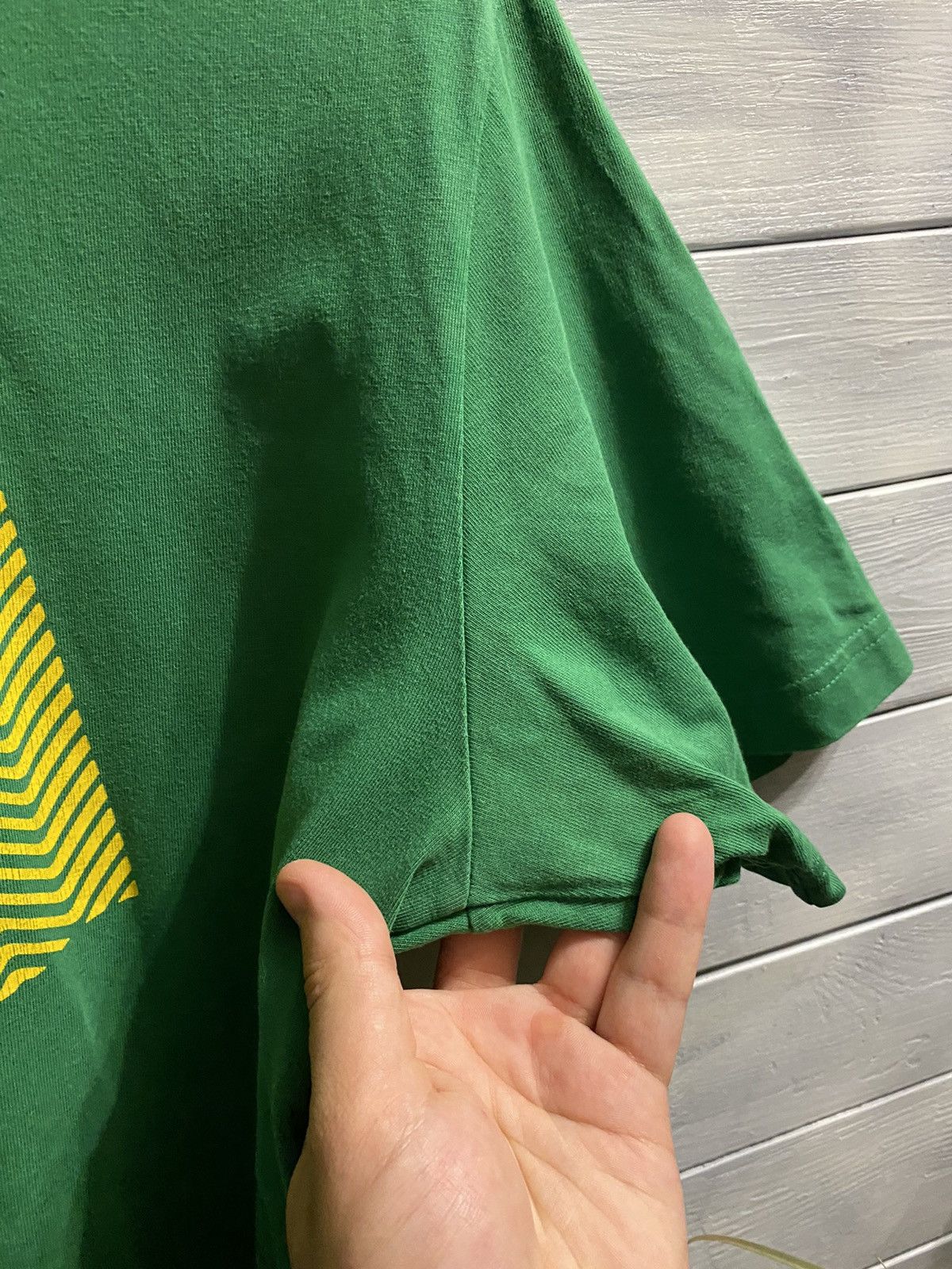 Nike Rare Vintage T-Shirt Nike Y2K Drill style Big Logo. Size US M / EU 48-50 / 2 - 3 Thumbnail