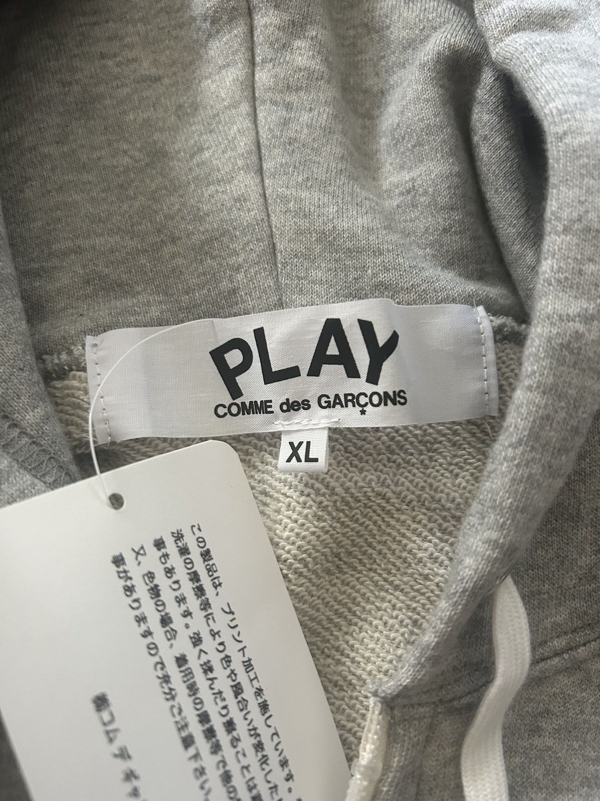 Comme des Garcons PLAY COMME des GARÇONS PLAY Multi Heart Zip Up Hoodie Size US XL / EU 56 / 4 - 7 Thumbnail