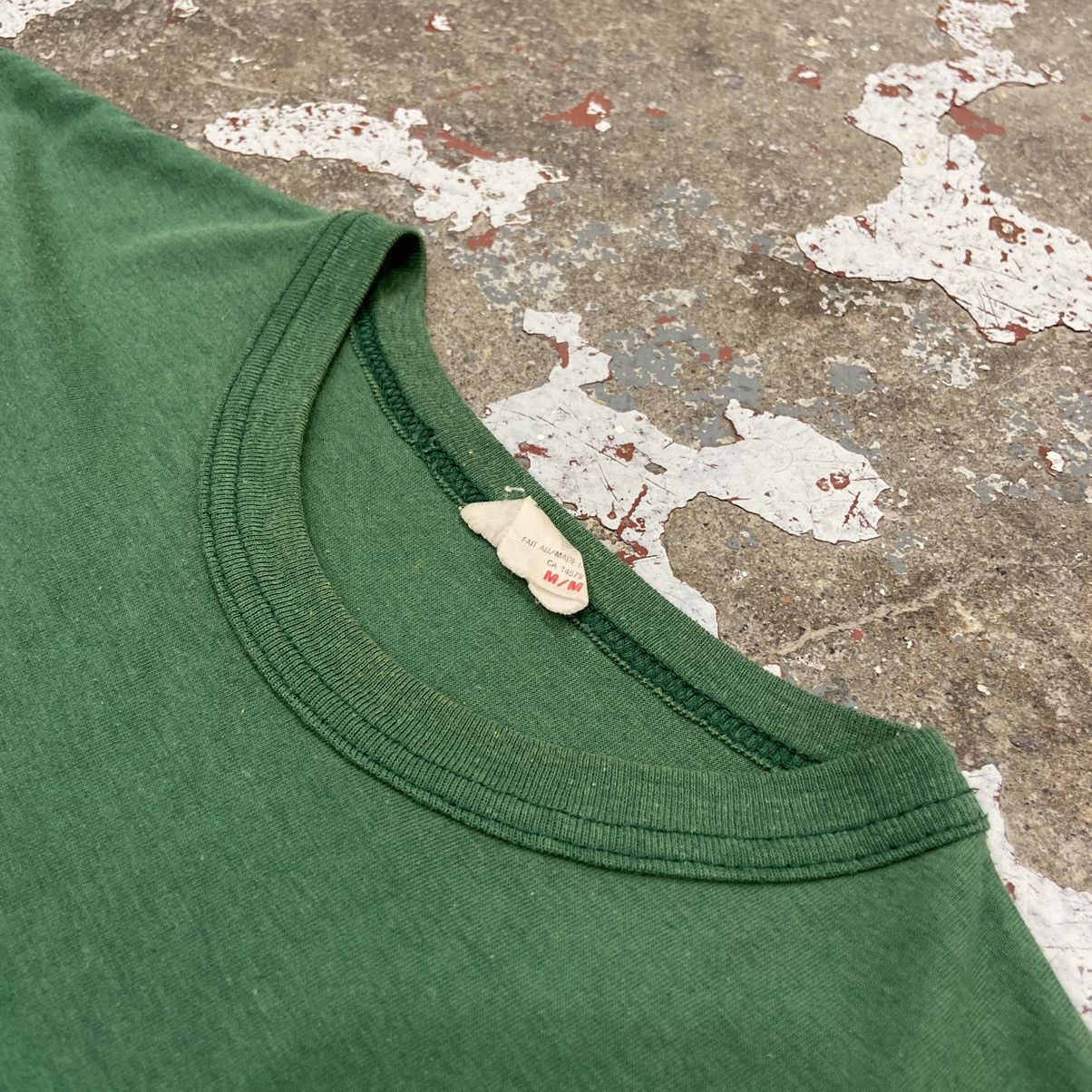 Vintage Vintage 1970s Green Tee Size US M / EU 48-50 / 2 - 7 Thumbnail