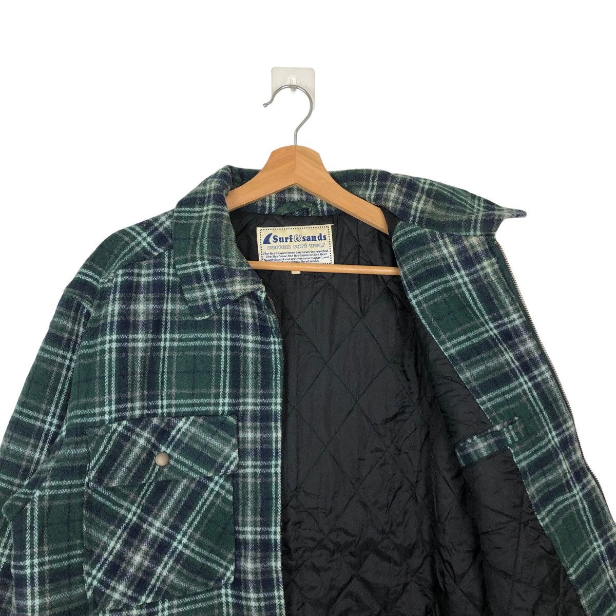 Japanese Brand VINTAGE TARTAN DESIGN JACKET SURF & SAND JAPAN Size US L / EU 52-54 / 3 - 9 Thumbnail
