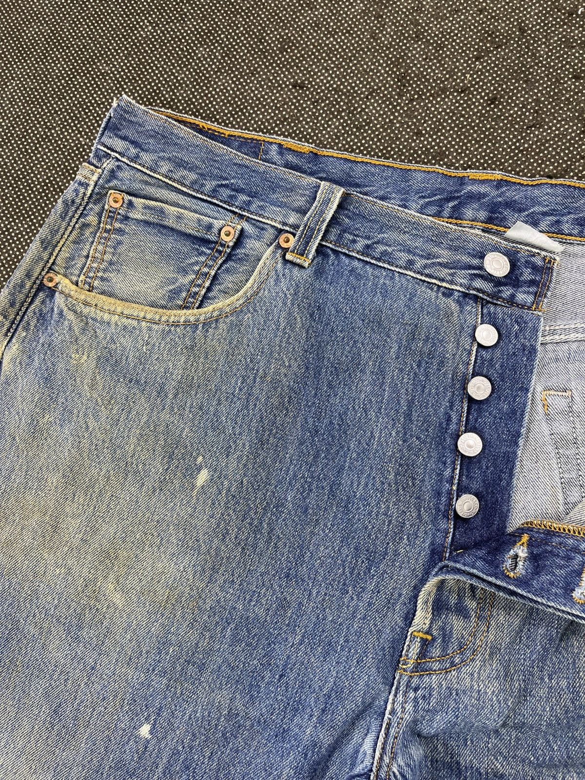 Levi's Vintage Levis 501 Jeans Painted Denim - J683 Size US 40 / EU 56 - 5 Thumbnail