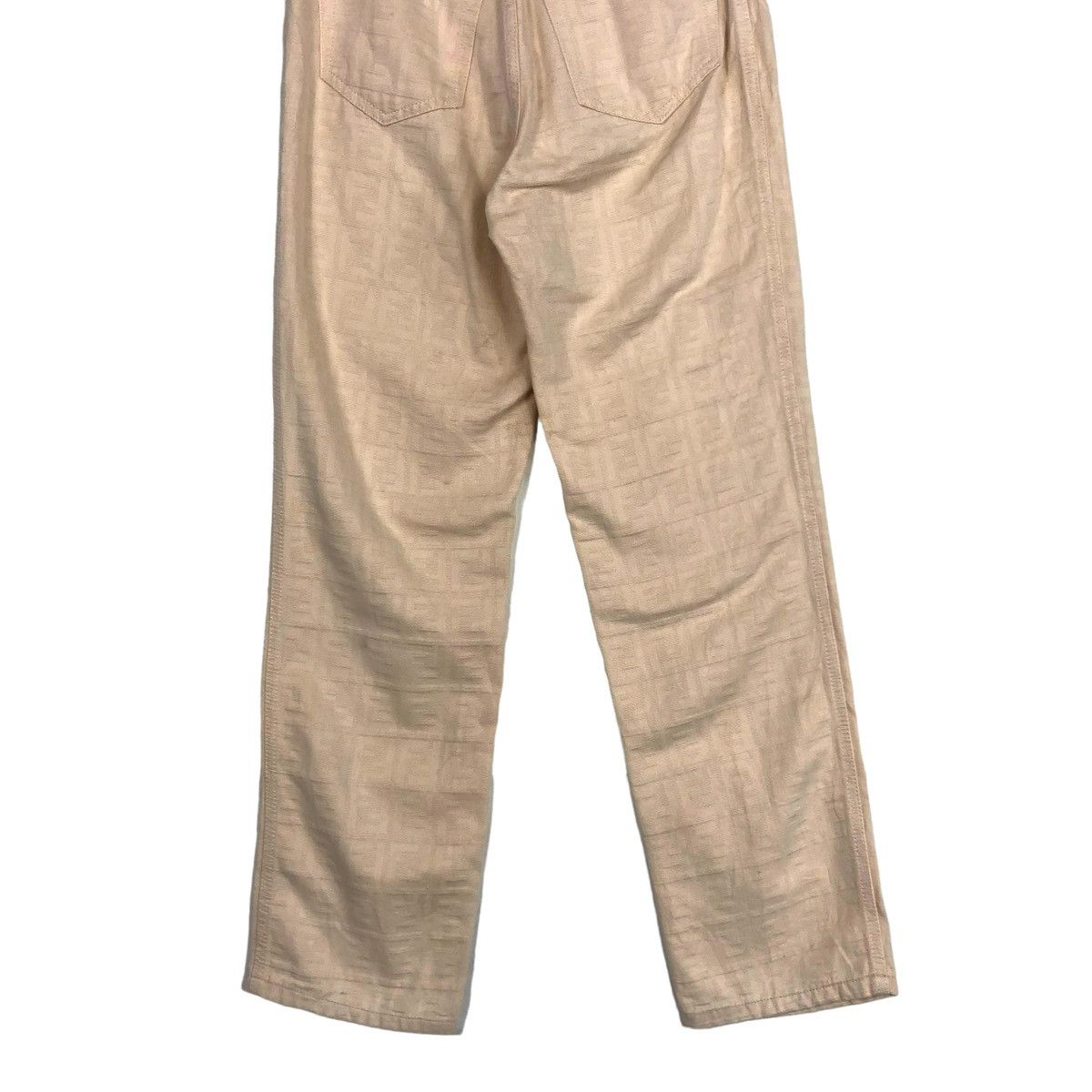 Fendi × Vintage 💥VINTAGE FENDI FF ZUCCA MONOGRAM COTTAN PANT Size 28" / US 6 / IT 42 - 9 Thumbnail