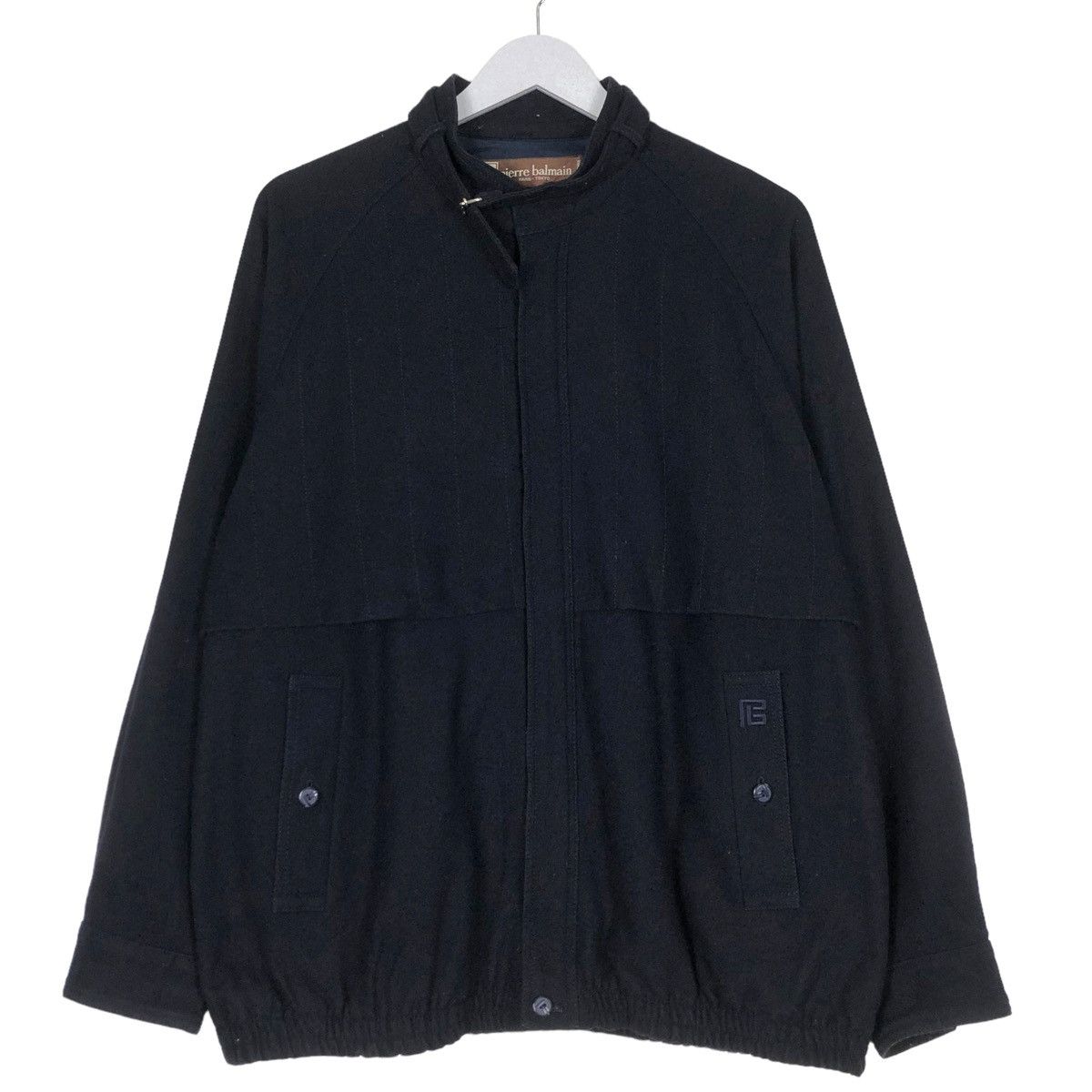 Balmain × Pierre Balmain × Vintage 💥PIERRE BALMAIN VINTAGE WOOL ZIPPER JACKET Size US M / EU 48-50 / 2 - 1 Thumbnail
