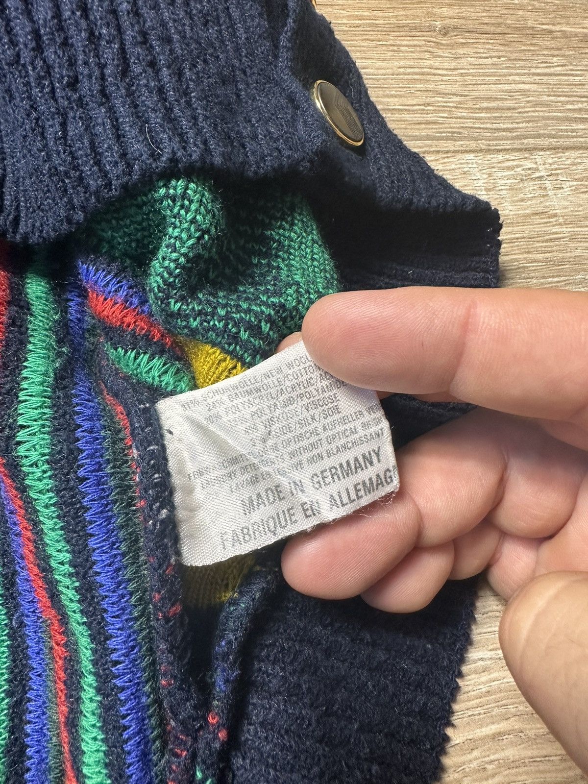 Carlo Colucci × Coogi Carlo Colucci Multicolor Knit Cardigan, Coogi style Size US M / EU 48-50 / 2 - 10 Thumbnail