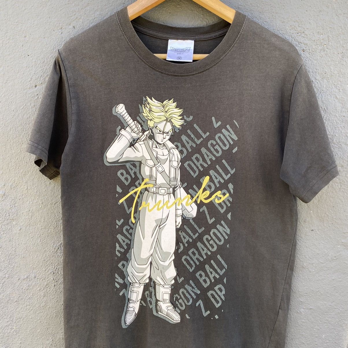 Anime Thrashed Faded Trunks Dragon Ball Anime ERD GRUNGE Tee Size US M / EU 48-50 / 2 - 3 Thumbnail