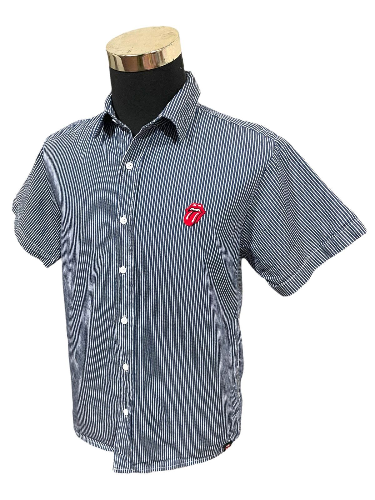 The Rolling Stones The Rolling Stones Hickory Stripe Wabash Workwear Shirt Size US M / EU 48-50 / 2 - 16 Thumbnail