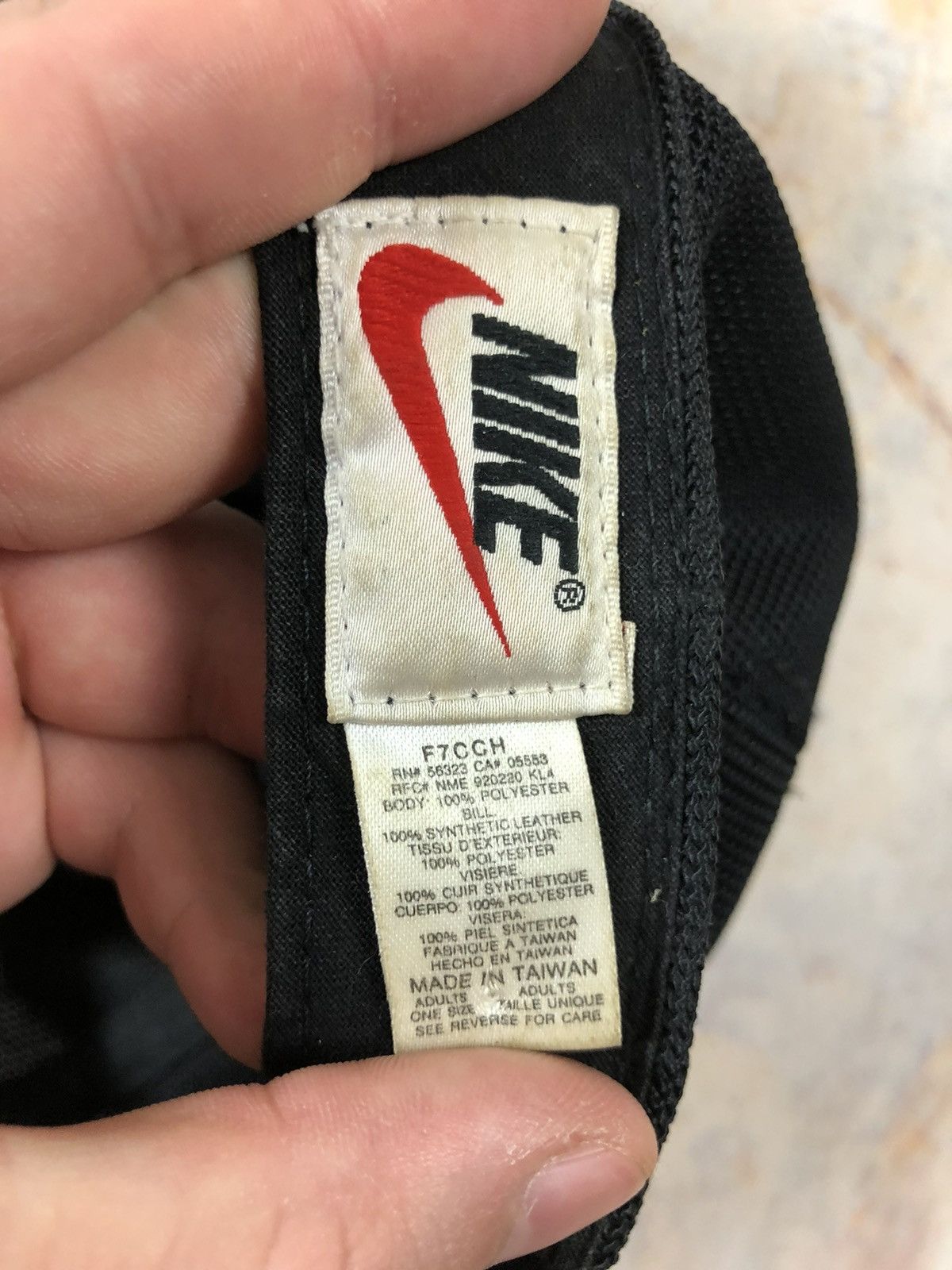Nike × Vintage Nike vintage big logo nylon hat cap Size ONE SIZE - 6 Thumbnail