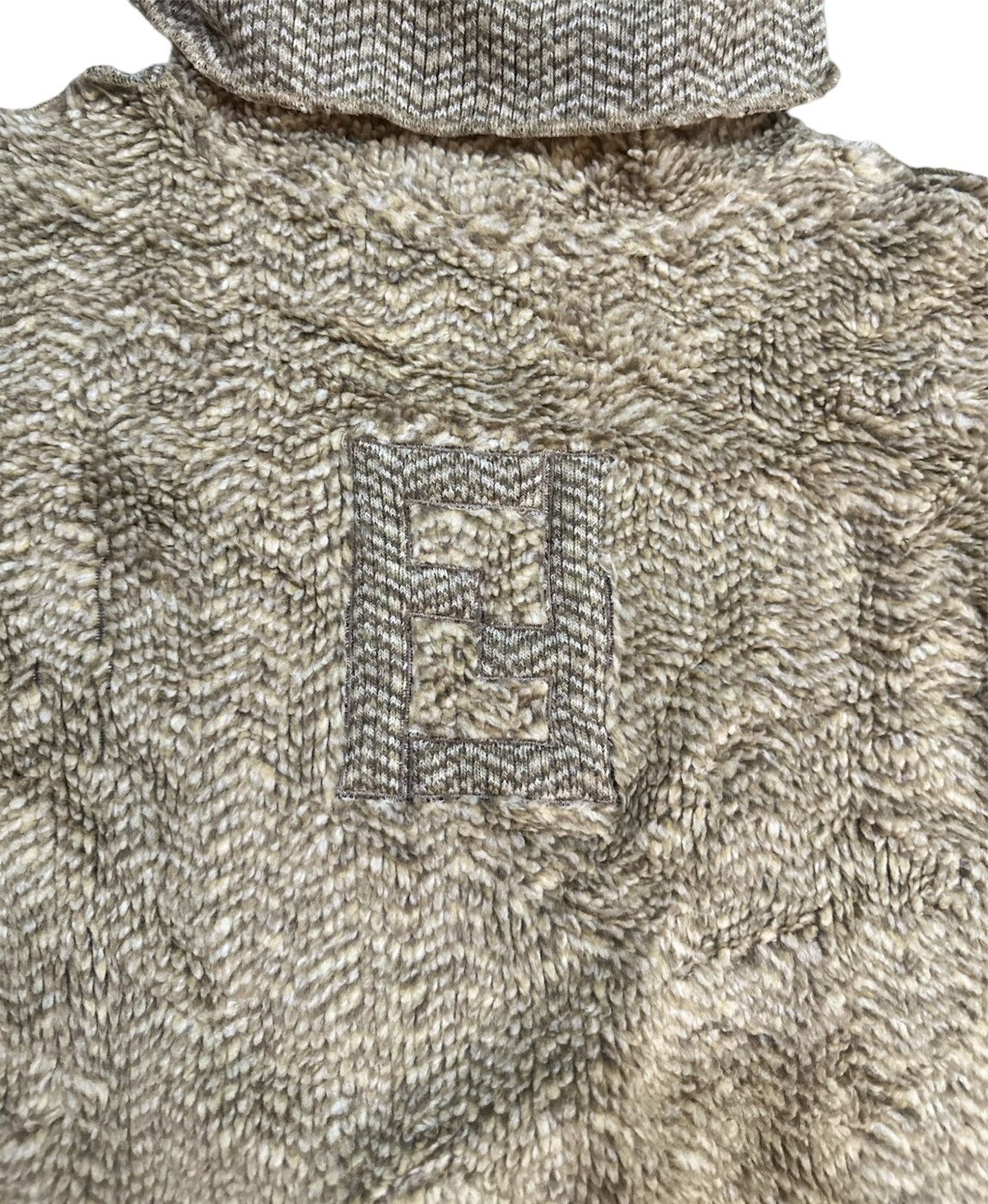 Fendi vintage crop top turtle neck knitwear by Fendi Size Small Size US S / EU 44-46 / 1 - 2 Thumbnail