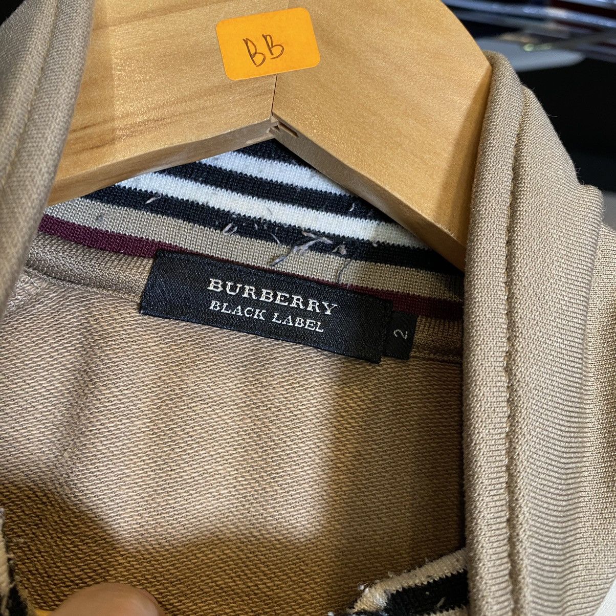 Burberry × Burberry Prorsum Burberry Black Label Iconic Striped Zip Sweater Distressed Size US M / EU 48-50 / 2 - 14 Thumbnail