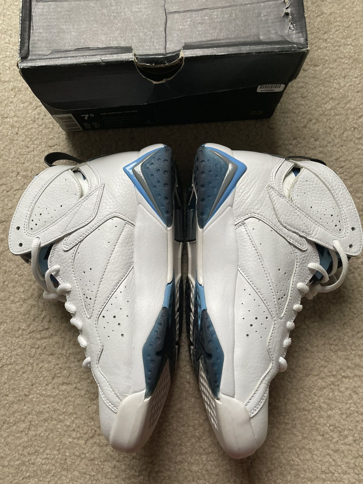 Jordan Brand × Nike Air jordan retro 7 French blues (2015) Size US 7.5 / EU 40-41 - 3 Thumbnail