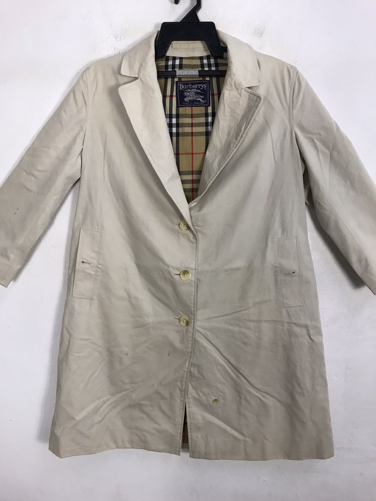 Burberry Burberrys London Trench Jacket Nova Checked Monogram Inner Size US XL / EU 56 / 4 - 3 Thumbnail