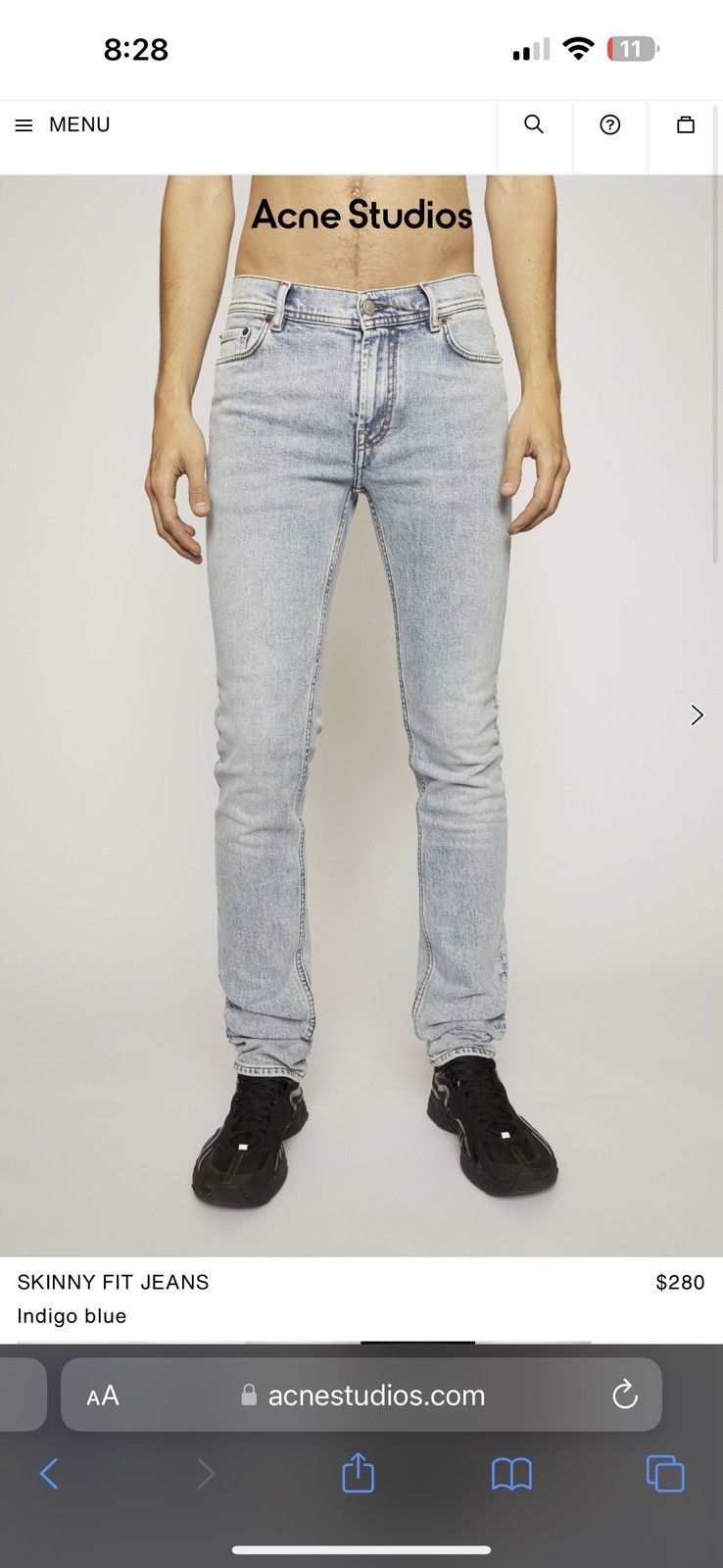 Skinny Fit Size popular 34 Jeans