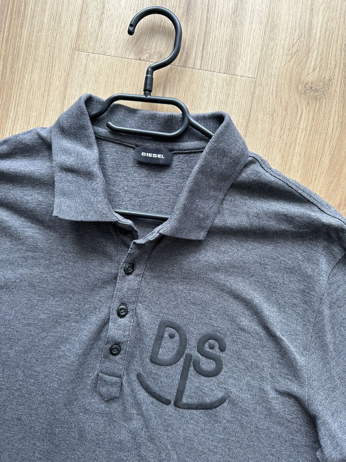 Diesel DIESEL GRAY POLO SHIRT MEDIUM Size US M / EU 48-50 / 2 - 9 Thumbnail