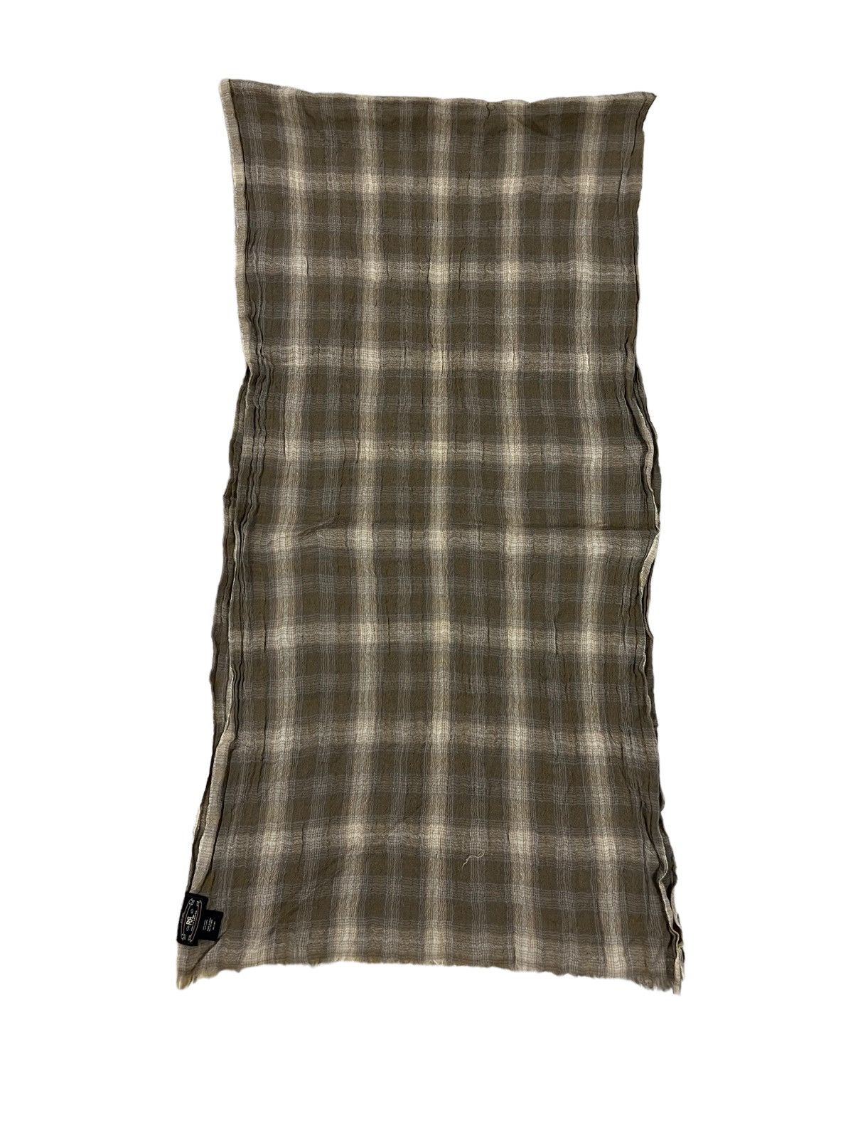 RRL Ralph Lauren GRAIL🔥RRL 🇺🇸 Classic Madras Checked Plaid Wool Scarves Size ONE SIZE - 5 Thumbnail