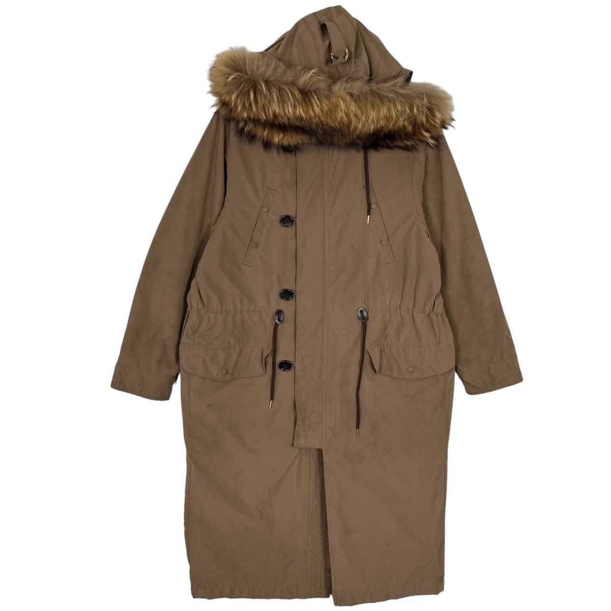 Bark 🔥 BARK X NANO UNIVERSE REAL FUR CHINESE RACCOON TRIM PARKA Size US M / EU 48-50 / 2 - 1 Thumbnail