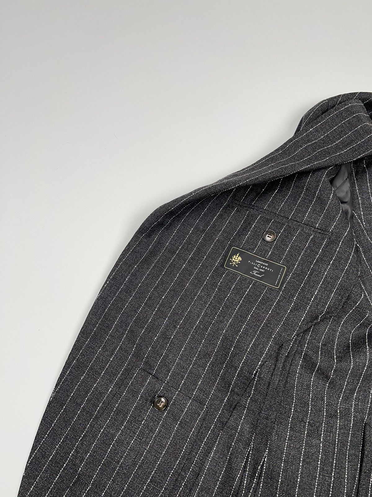 Suitsupply Suitsupply Striped Wool Havana Patch Traveler Blazer Jacket Size 40R - 17 Thumbnail