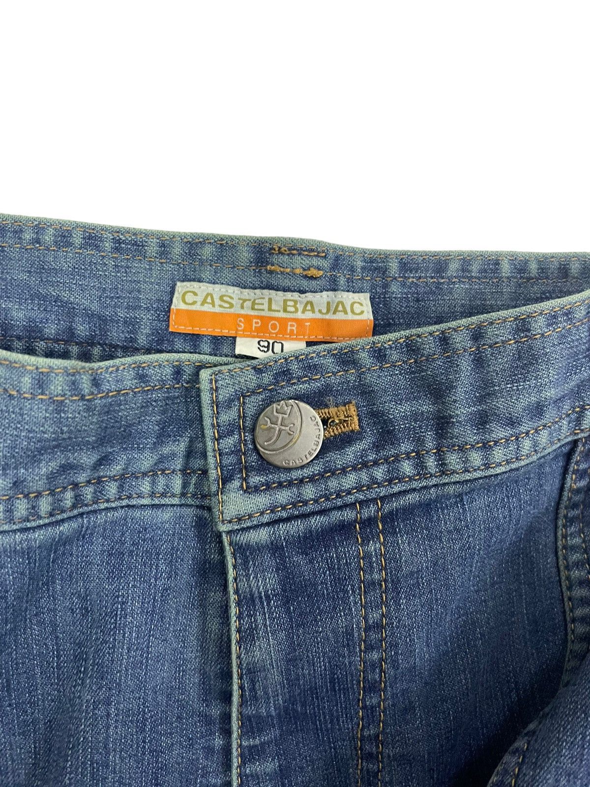 Jean Charles De Castelbajac Vintage Castelbajac Sport Cargo Jeans Embroidery Logo Size US 33 - 8 Thumbnail