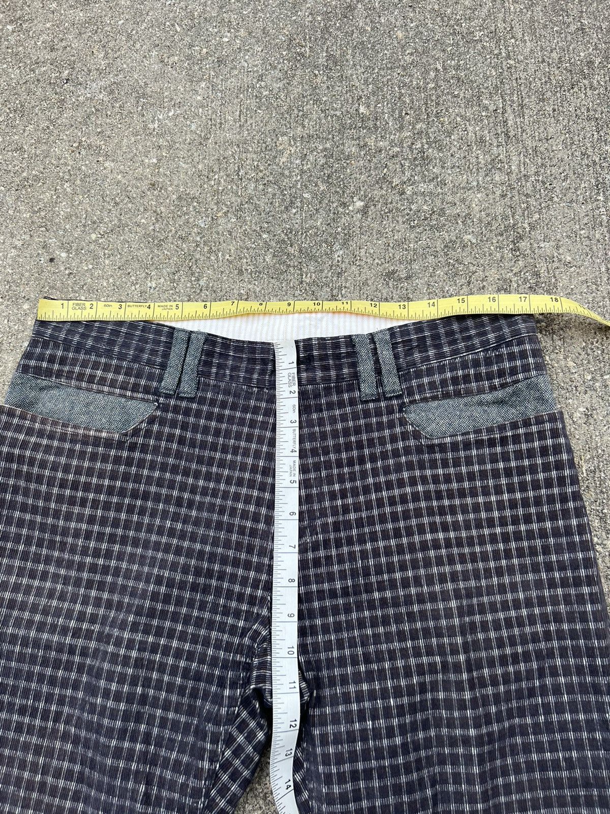 Vintage ZOY Japan Checkered Corduroy Pant Size US 32 / EU 48 - 3 Thumbnail