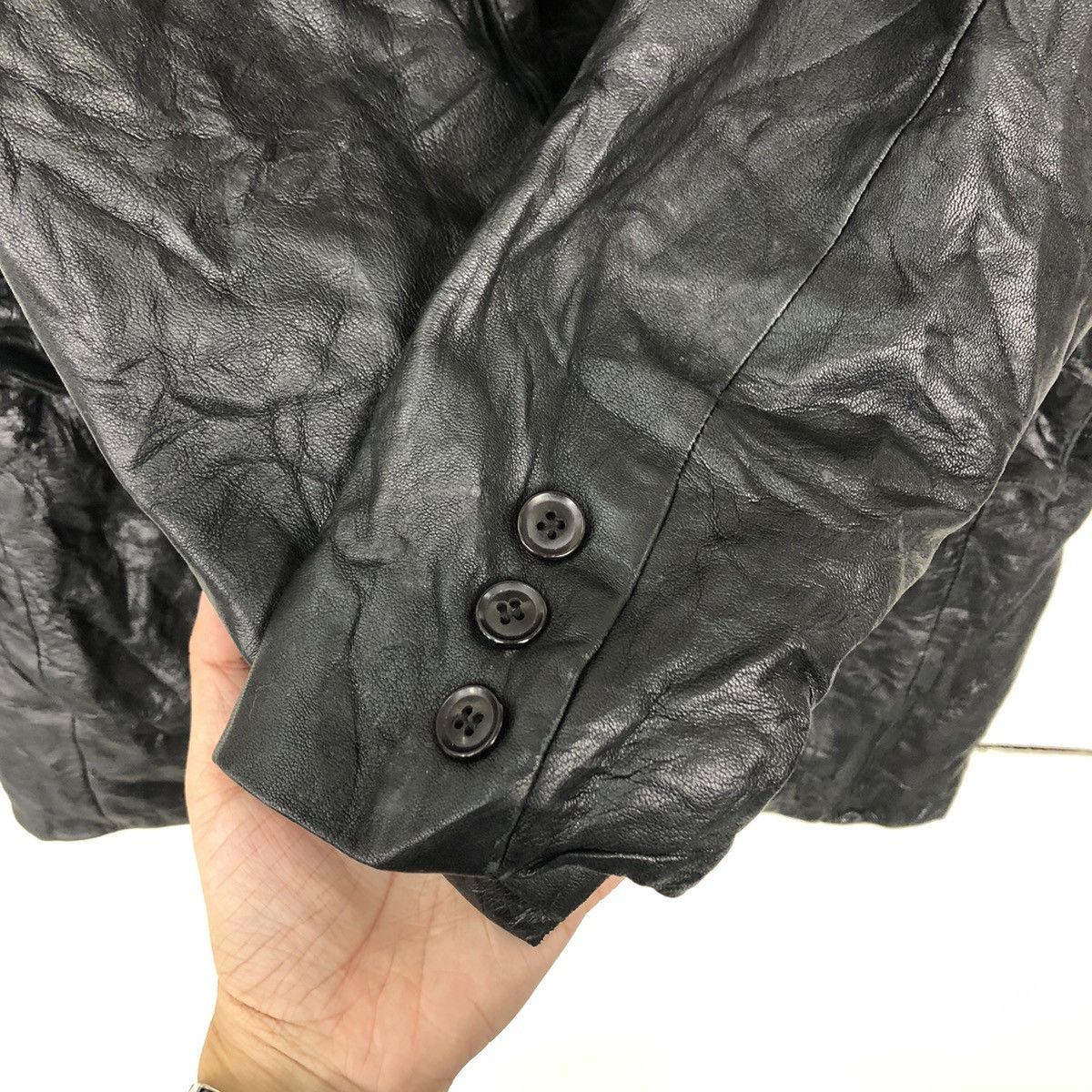 Japanese Brand VINTAGE SOFT GENUINE LEATHER JACKET NORTH WIND Size US M / EU 48-50 / 2 - 11 Thumbnail