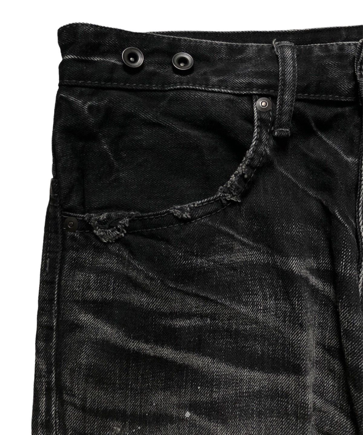 CIVARIZE Civarize wash distressed paint splatter drop crotch jeans Size US 30 / EU 46 - 5 Thumbnail
