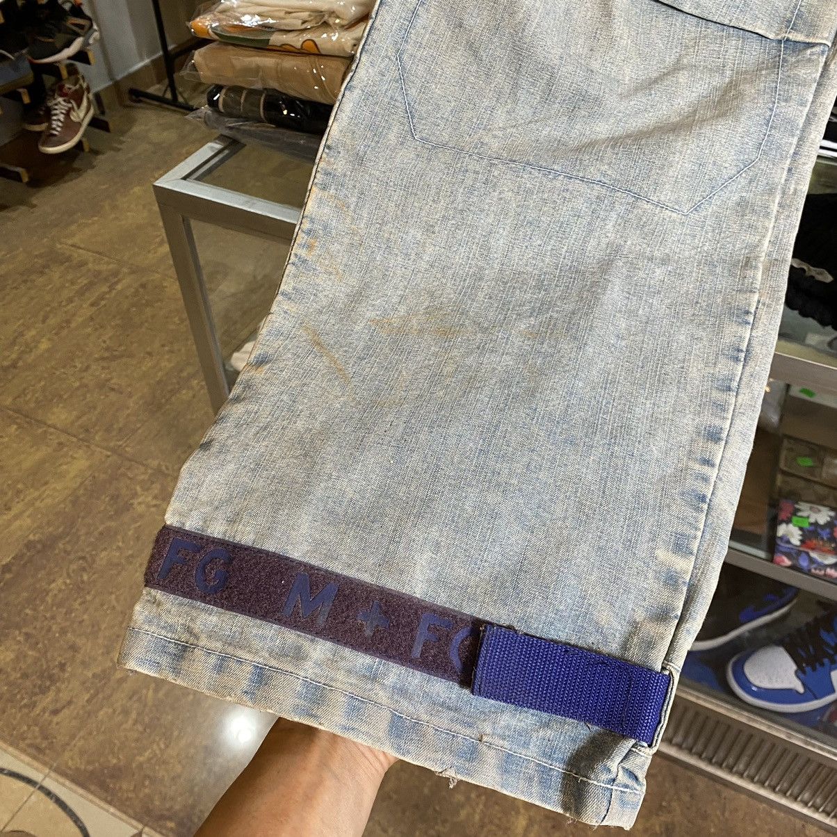 Marithe + Francois Girbaud Marithe Francois Girbaud Bondage Denim Pants Size US 34 / EU 50 - 16 Thumbnail
