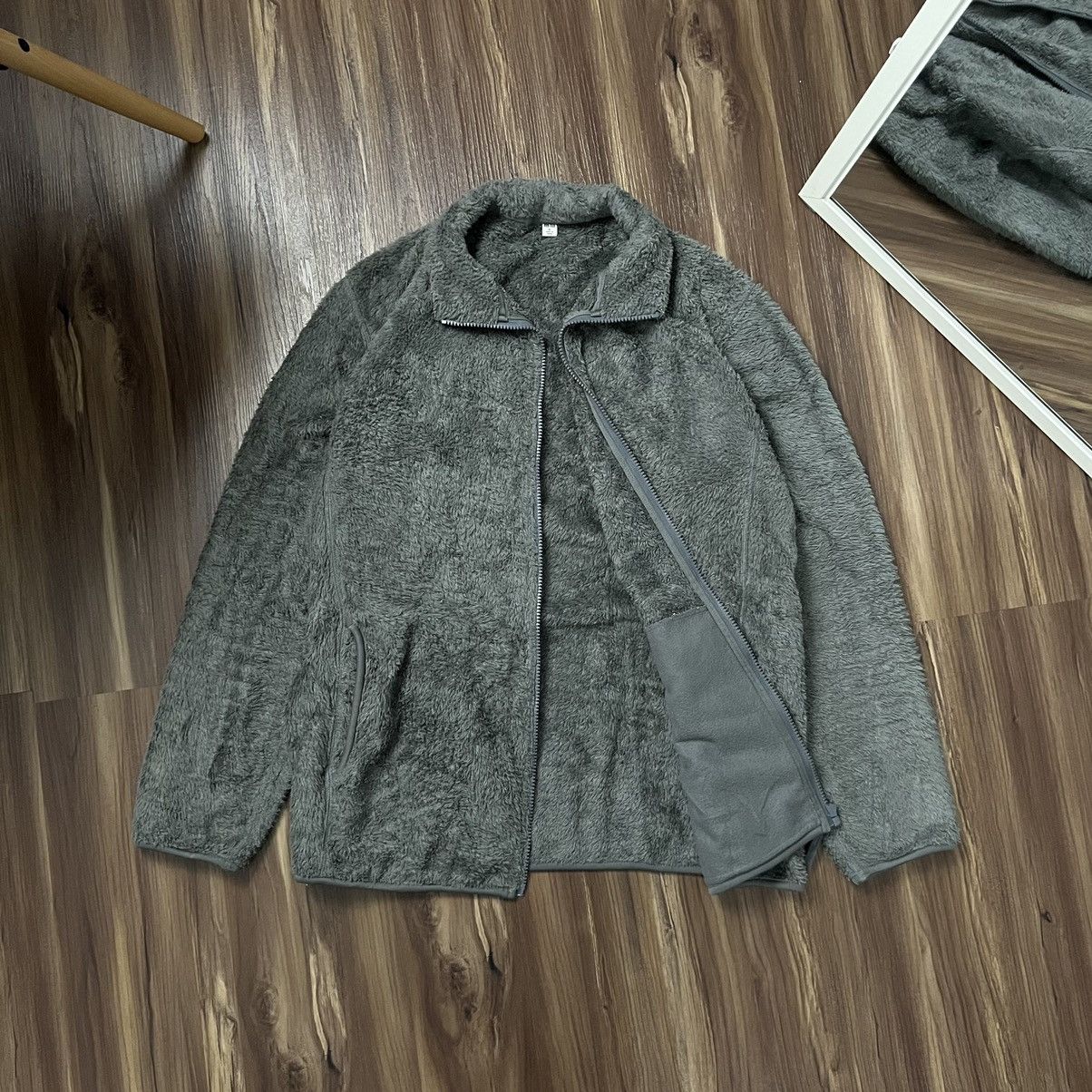Japanese Brand Uniqlo Fleece Zip Jacket Size US L / EU 52-54 / 3 - 1 Thumbnail