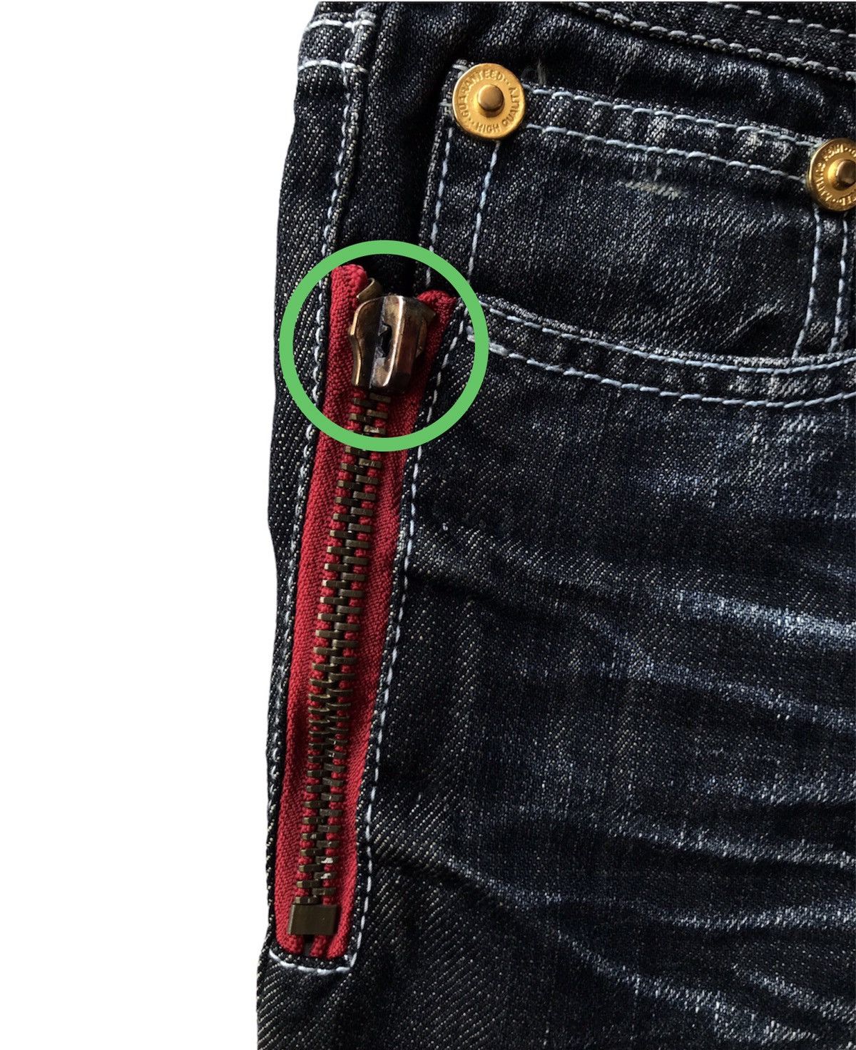 Japanese Brand Semantic Design Distressed Denim Size US 30 / EU 46 - 5 Thumbnail