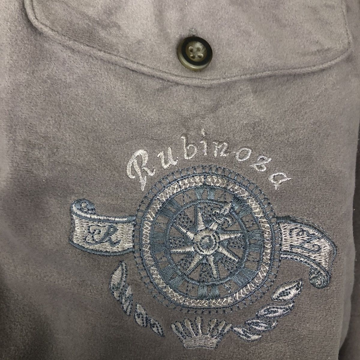 Japanese Brand VINTAGE RUBINOZA SWEATSHIRT COLLAR COLLAGE BIG LOGO JAPAN Size US L / EU 52-54 / 3 - 9 Thumbnail