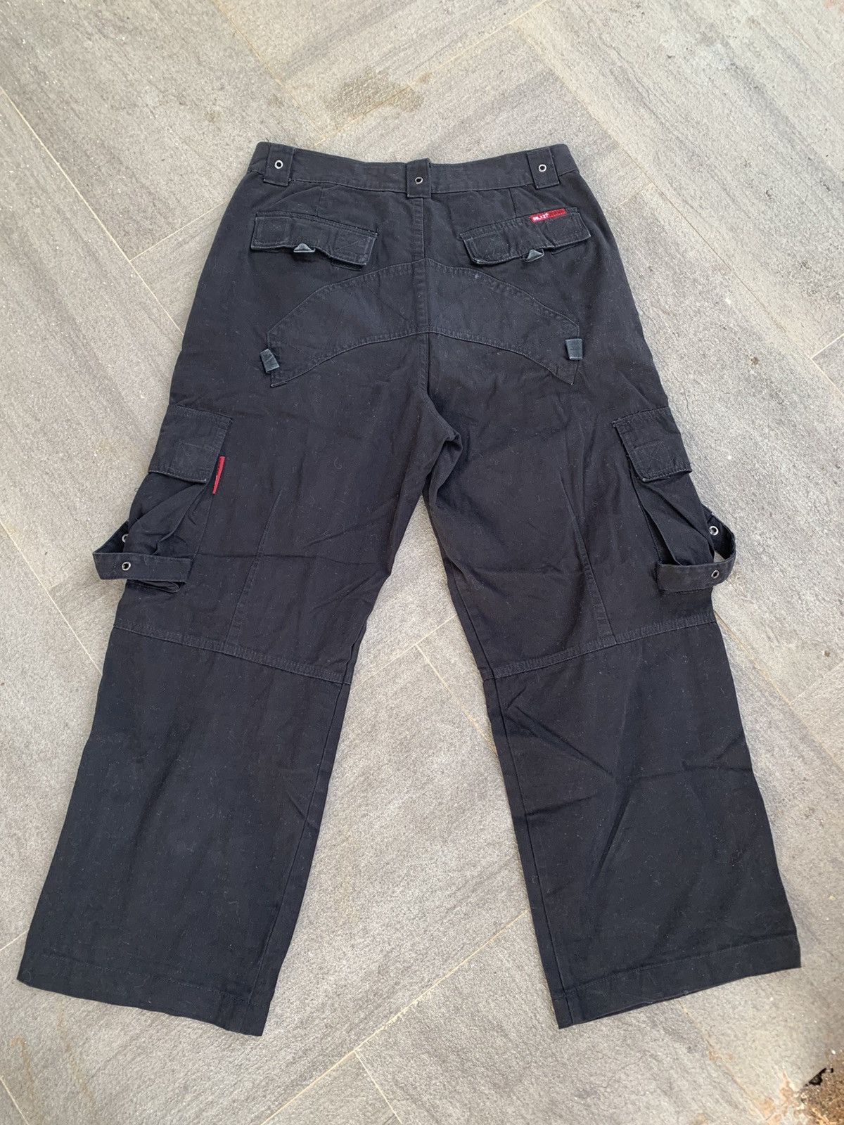 Japanese Brand DBYZ Jeans Wear Baggy Cargo Pants Size US 33 - 4 Thumbnail