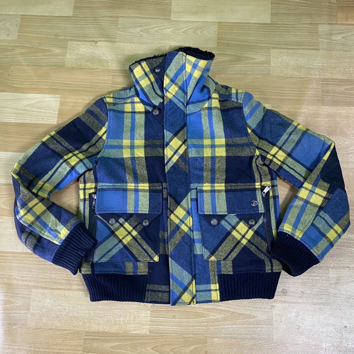 Diesel Diesel Vintage Jackets Multicolour Plaid Pockets Size US M / EU 48-50 / 2 - 6 Thumbnail