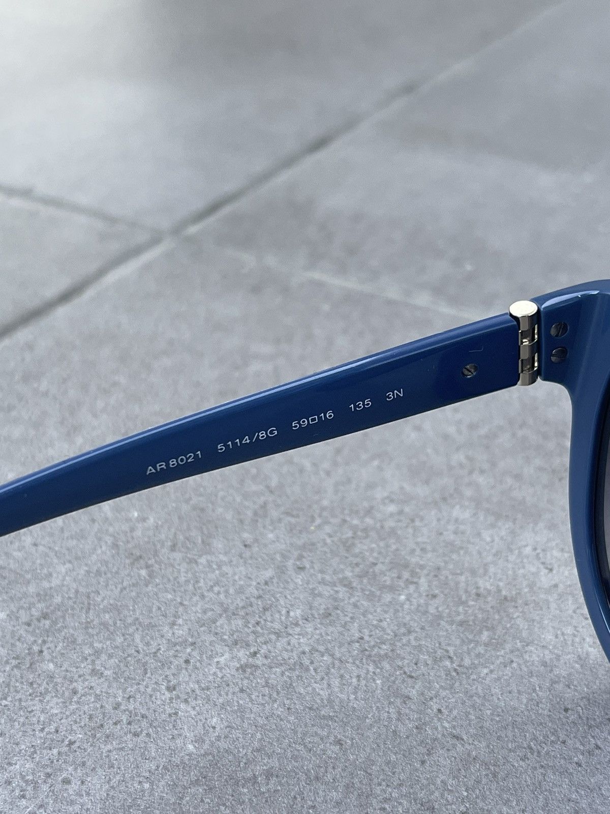 Emporio Armani Giorgio Armani AR8021 5114/8G Blue Sunglasses Size ONE SIZE - 11 Thumbnail