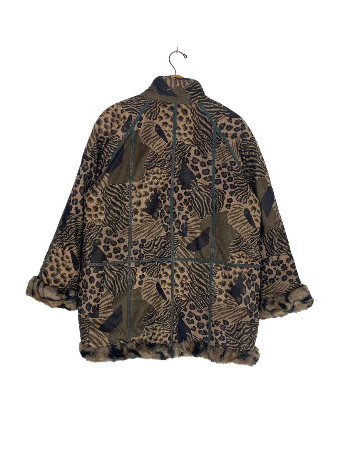 Japanese Brand Rare‼️ Vintage You Jun Faux Fur Jacket Size XL / US 12-14 / IT 48-50 - 7 Thumbnail