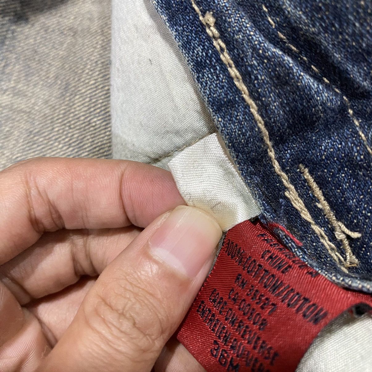 Marithe + Francois Girbaud Marithe Francois Girbaud Bondage Denim Pants Size US 36 / EU 52 - 20 Thumbnail