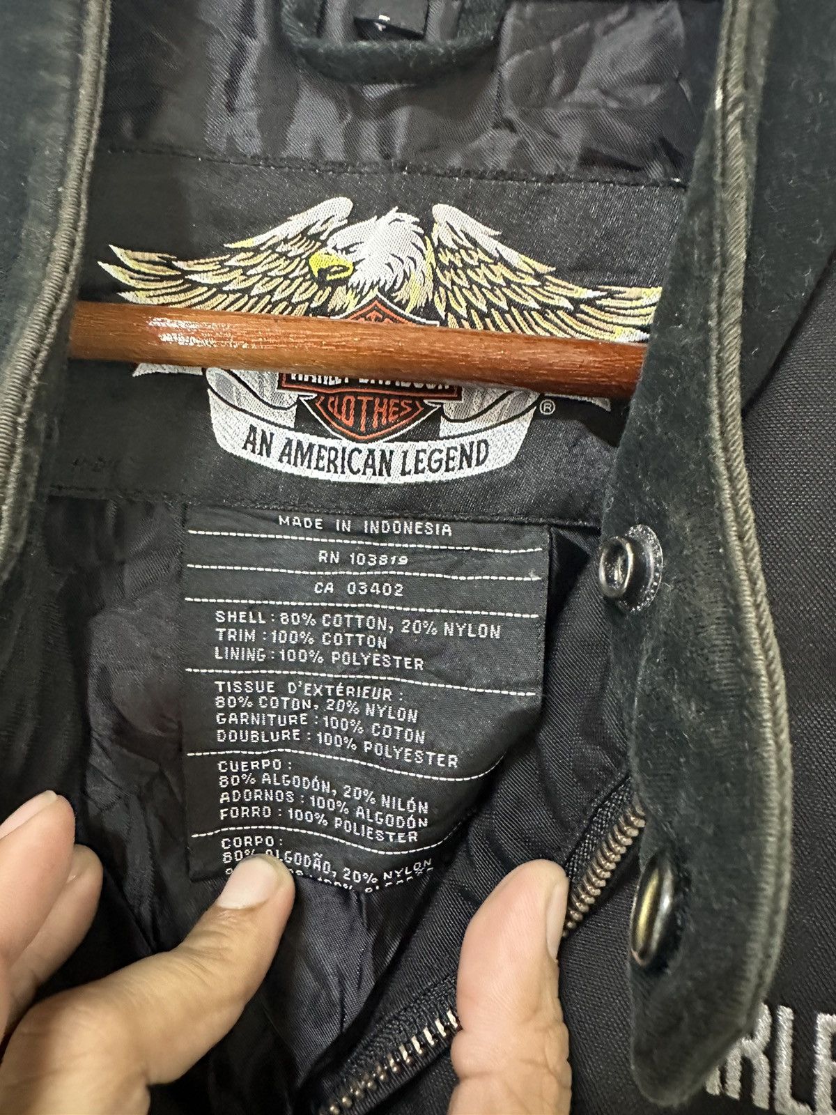 Harley Davidson Vintage Harley Davidson Riders MOTO Jacket 4 Pocket Design Size US L / EU 52-54 / 3 - 7 Thumbnail