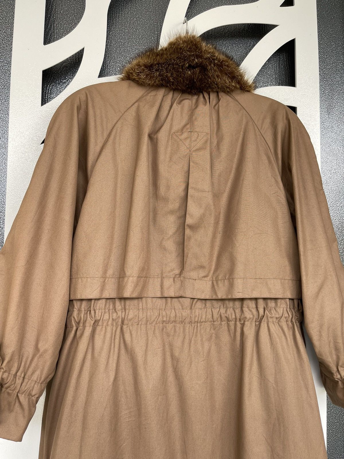 Japanese Brand × Max Mara VINTAGE MAX MARA FAUX FUR COLLAR OVER JACKET Size L / US 10 / IT 46 - 9 Thumbnail